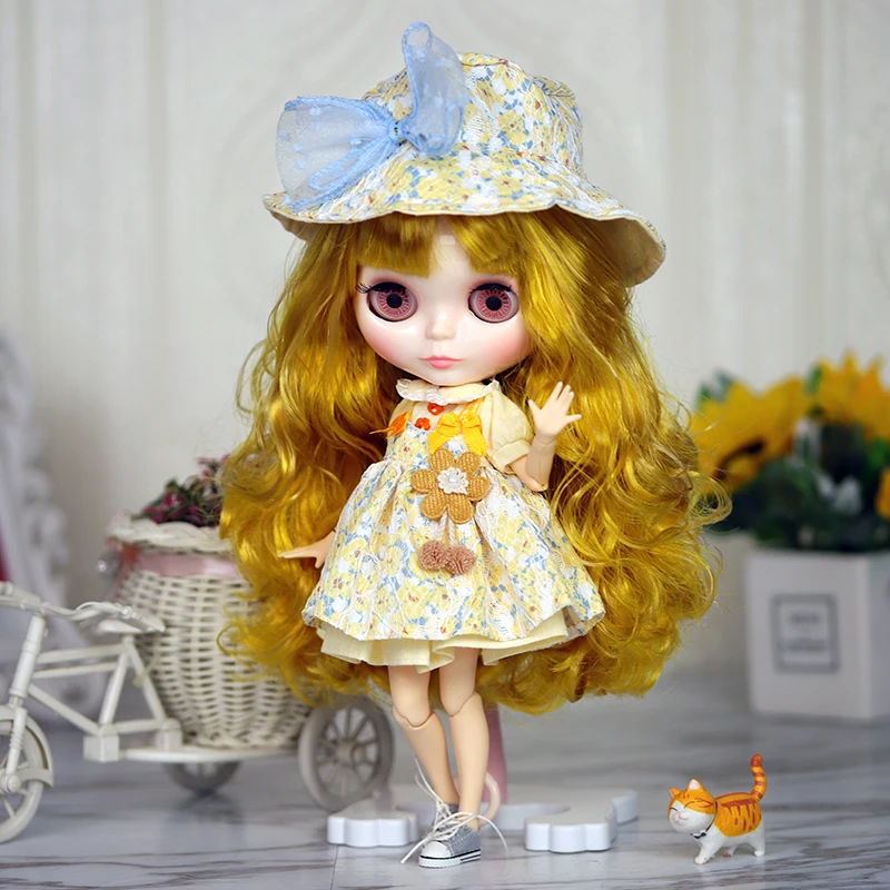 ICY DBS Blyth doll 1/6 Anime Doll joint body white Skin glossy face Special Combo with clothes, shoes and hands 30cm BJD TOY 4