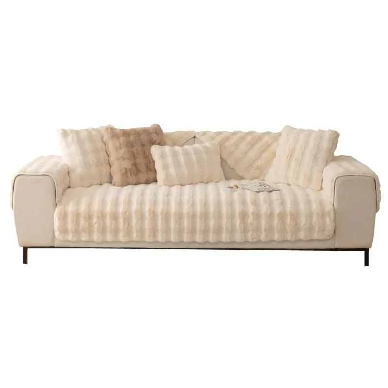 Thicken Plush Sofa Towel Nordic Universal Sofa Cover Non-Slip Combination Couch Covers Sofa Towel for Living Room Decor - Image 6
