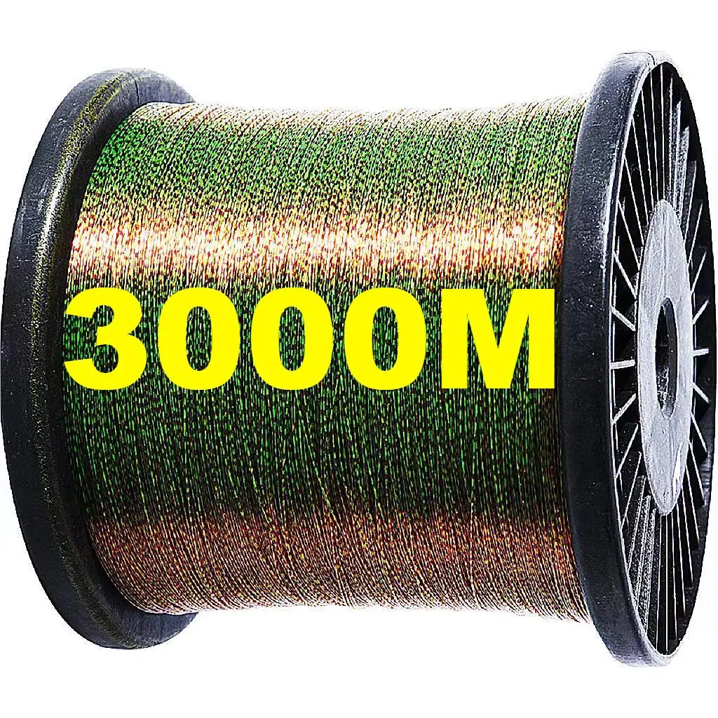 Ligne de pêche invisible 3000M fluorocarbone super résistante pour carpe speckle et pêche en mer