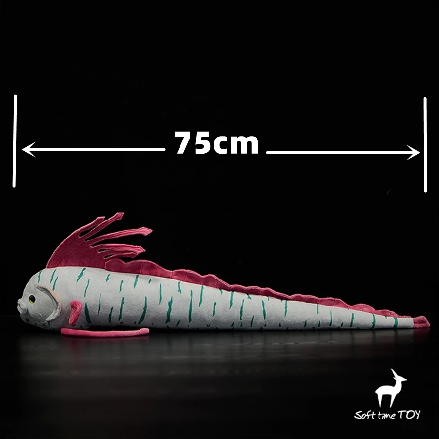 Oarfish High Fidelity Anime Cute Plushie Sea Serpent Plush Toys Lifelike Animals Simulation Stuffed Doll Kawai Toy Gifts For Kid 2