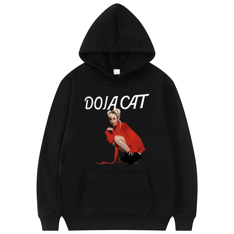 Rapper Doja Cat Candy Music Album Graphic Hoodie Men Women Hip Hop Oversized Pullover Hoodies Male Fashion Hooded Sweatshirt