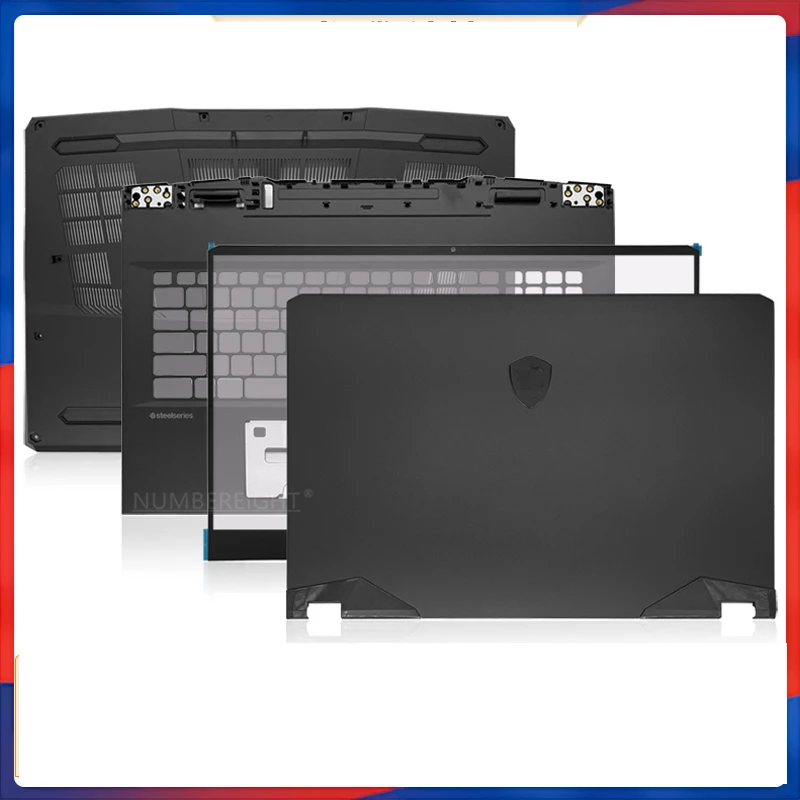 JINTAI Scharnier Abdeckung Set Schwarz - Für MSI GP76 GE76 Raider Laptops