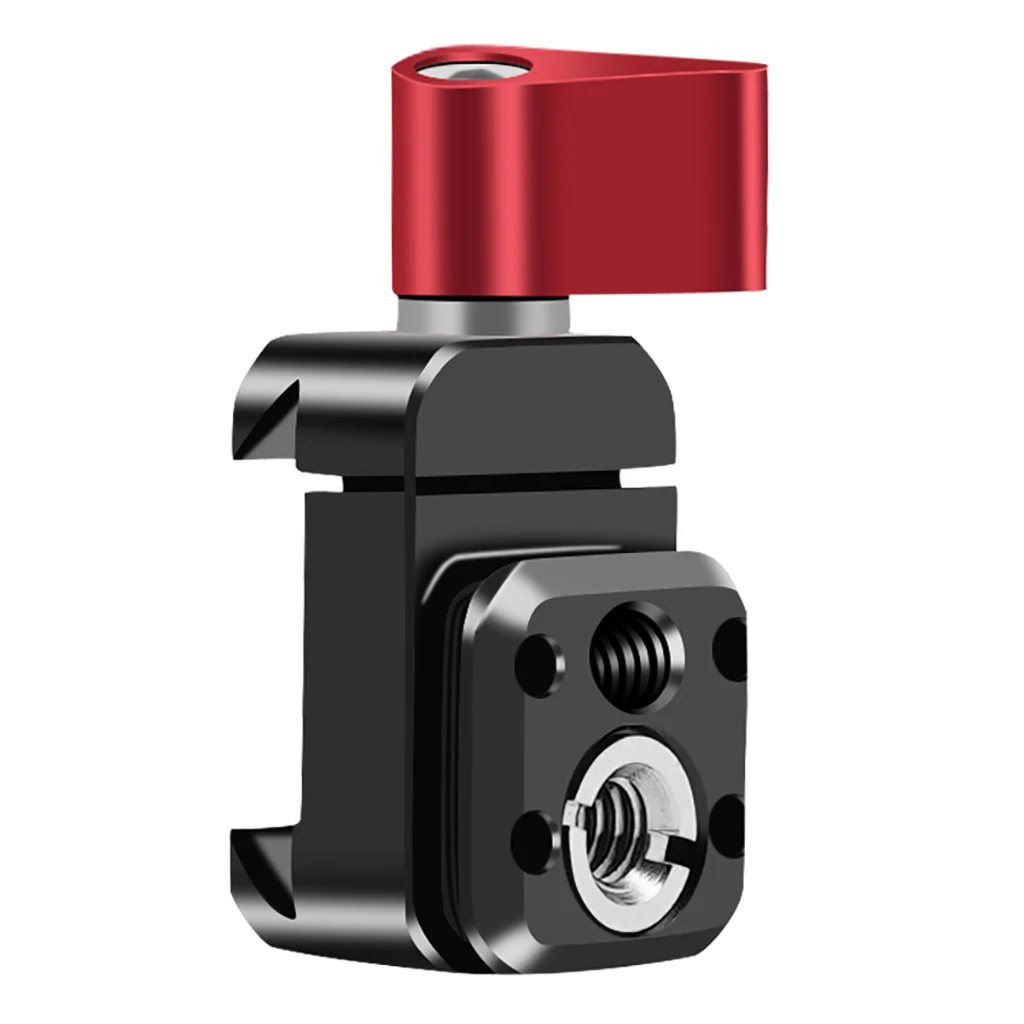 Quick Release NATO Rail Clamp Standard 1/4" 3/8" Mounting Holes Cold Shoe Monitor Support Magic Arm Stabilizer Rig Extension camera magic arm rail rod clamp