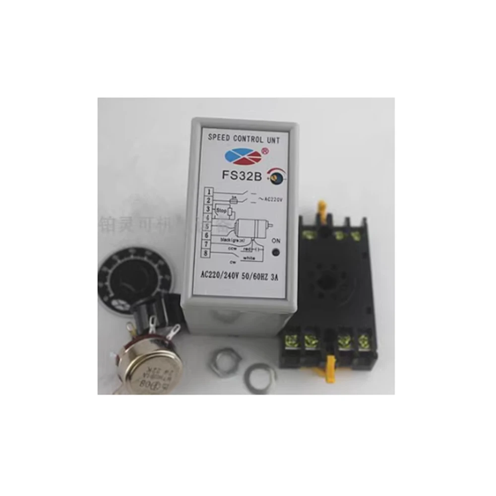 

Motor Speed Controller 220V AC SS-32 FS32B Single-phase Motor Controller Separate Switch Speed Regulation