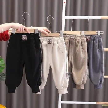 New Spring Autumn Fashion Baby Clothes Children Boys Pants Kids Girls Clothing Infant Trousers Toddler Casual Cotton Costume 1