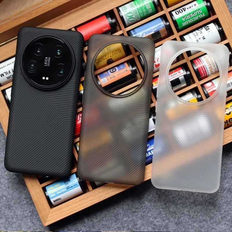 Geometric Matte Clear Stripe Slim Bumper Case - Simple Stylish Design