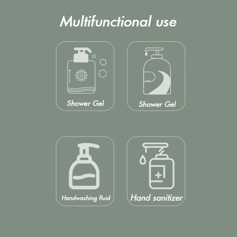 450ml Manual Wall Mounted Bathroom Liquid Soap Dispenser Washing Hand Sanitizer Family Hotel Shower Gel Bathroom Accessories 4