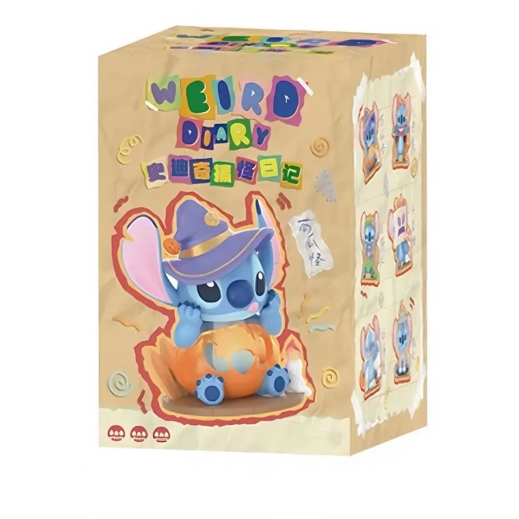 Stitch funny diary blind box interstellar baby Stitch figure trendy toy doll ornaments surprise box cute cartoon character doll