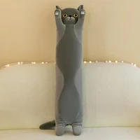 New Cat Island Pillow Doll Plush Toy Long Cat Doll Sleeping Rag Doll Birthday Gift Cojines Decorativos Para Sofá  Cute Pillow 2