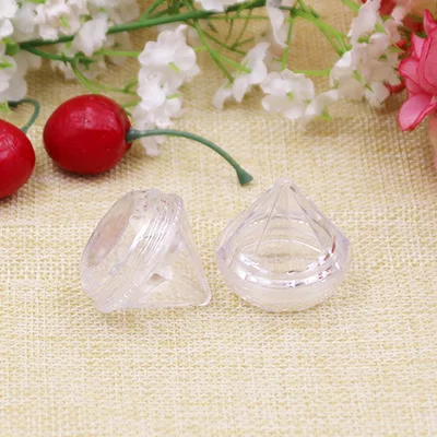 

50/100Pcs 5g Travel Portable Mini Cosmetic Empty Bottle Diamond Shape Eyeshadow Makeup Cream Container Refillable Bottles