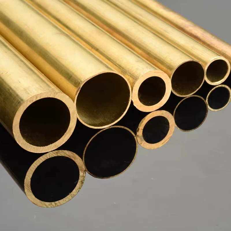

2pieces 2-10mm Hand-done brass tube brass pipe Length 100mm for knife handle part diy Hand tool accessories