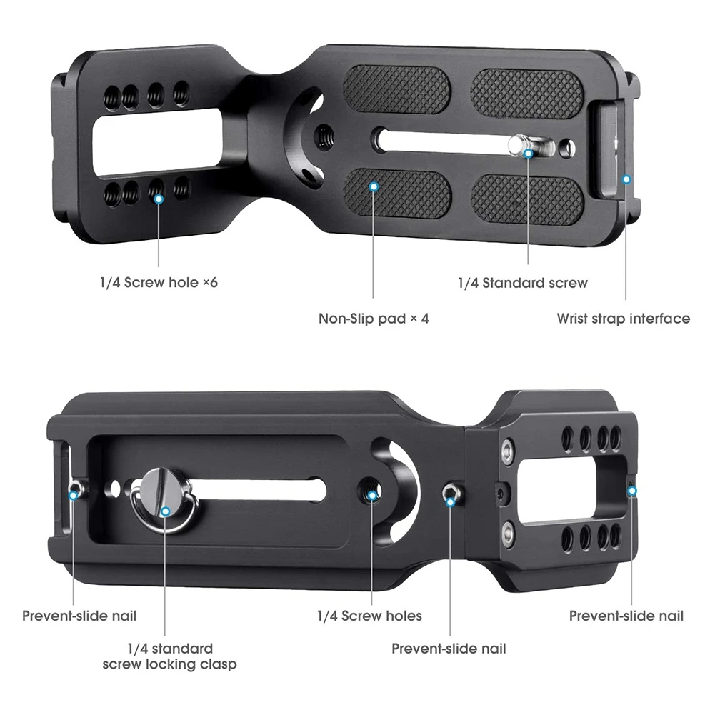 

DSLR Camera L Bracket Vertical Horizontal Switching Tripod Quick Release Plate for Canon Nikon Sony Osmo Ronin Zhiyun