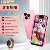 Gift SmartWatch SERVO S16 Mini Smartphone 3G WCDMA Android 10 System Dual SIM Standby WIFI Bluetooth 4.0" HD Small Mobile Phones 1