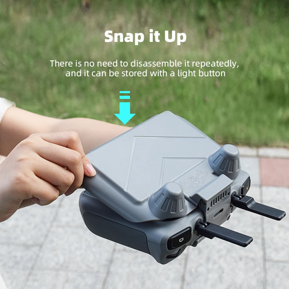 Pare-soleil pliable pour télécommande DJI RC 2, protection solaire et anti-rayures, vue arrière
