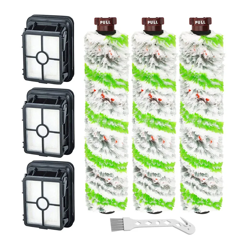7pcssetforBissellCrossWave3pcsTangleFreeMultiSurfacePetBrush