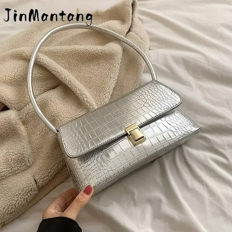 

Small Stone Pattern Shoulder Side Bags for Women 2023 Spring Designer Fashion Trend Leather Solid Color Handbags and Purses