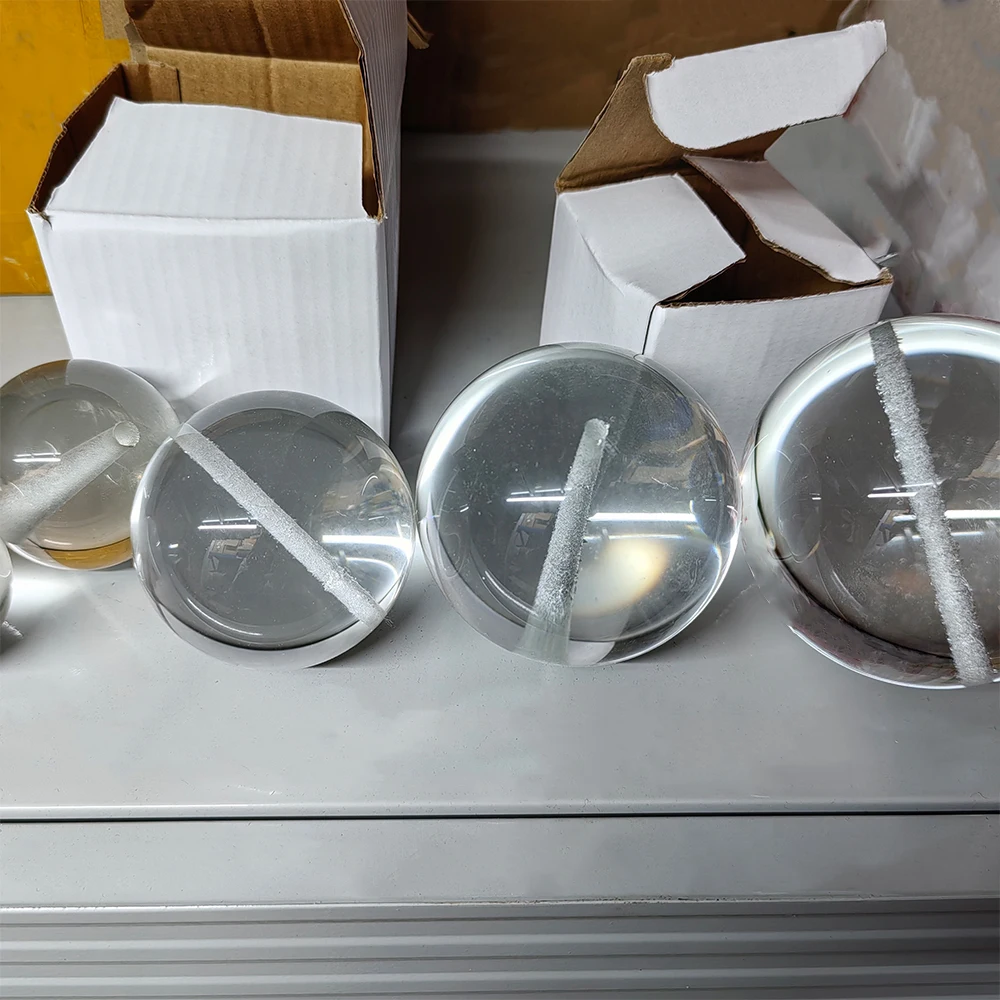 1-6Pcs 직경 18mm 20mm 25mm 30mm 투명 유리 공 DIY 수제 재료 조리..