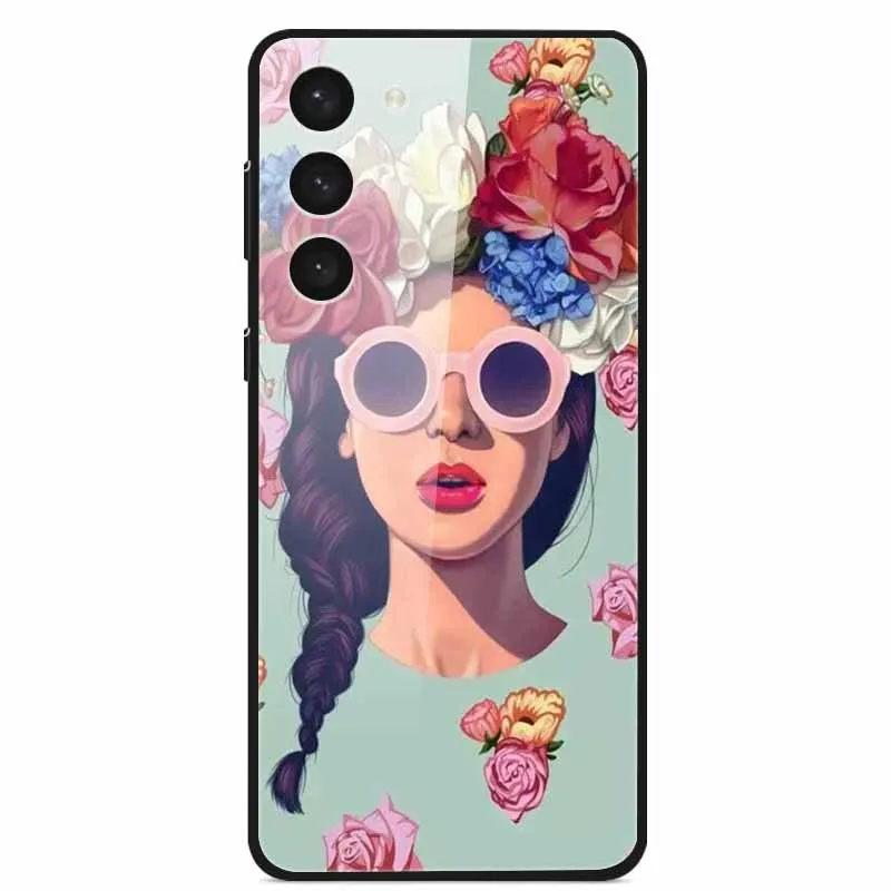 Premium Tempered Glass Case with Space-Themed Design and Enhanced Bumpers