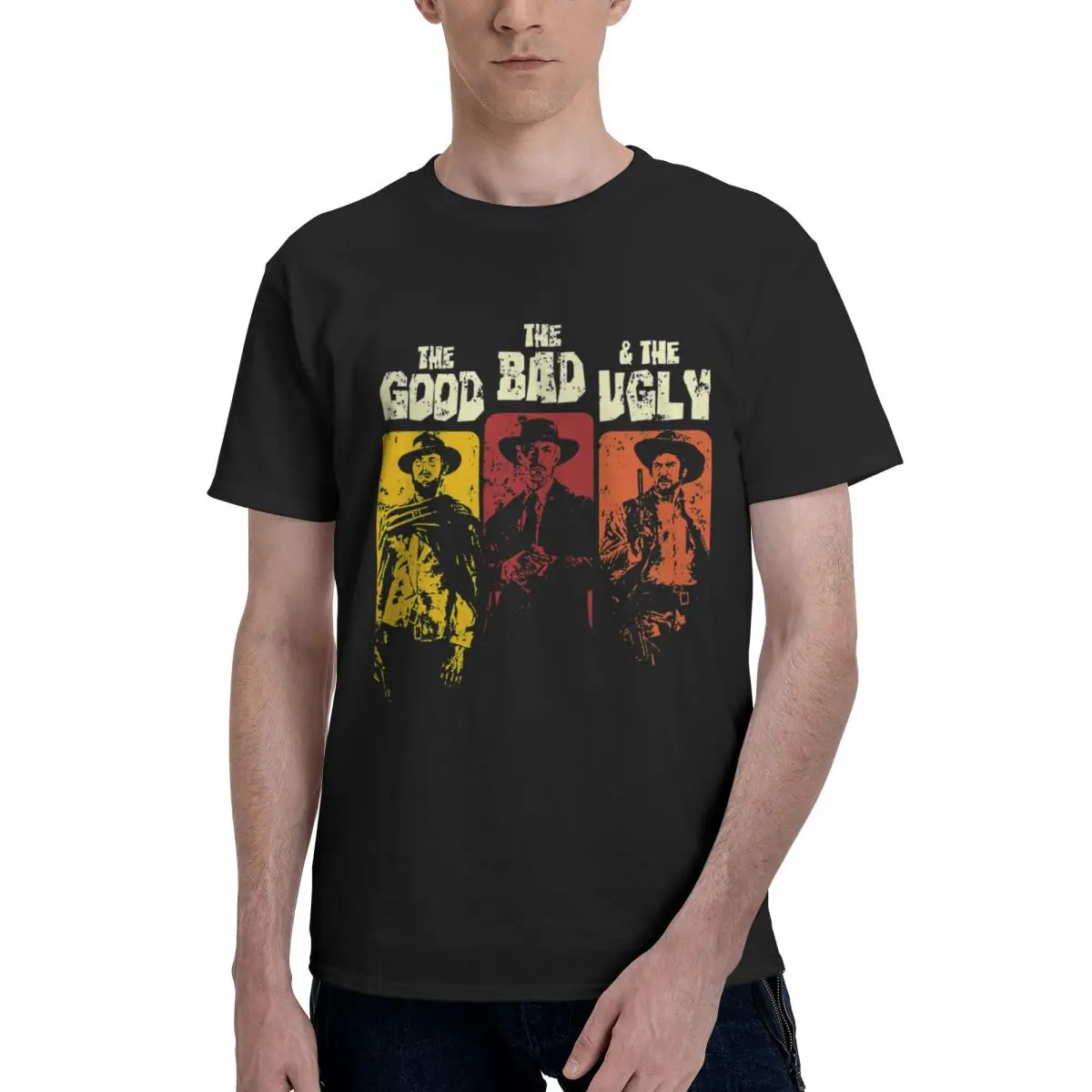 

The Good The Bad And The Ugly Men T shirts High Quality top y2k Vintage Luxury Graphic Cotton Printed Custom t shirt