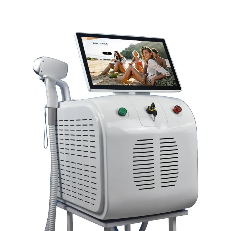 2023 Newest High Quality 3 Wavelength 808nm Diode Laser Hair Removal Device 1 handle For Salon Painless Effective