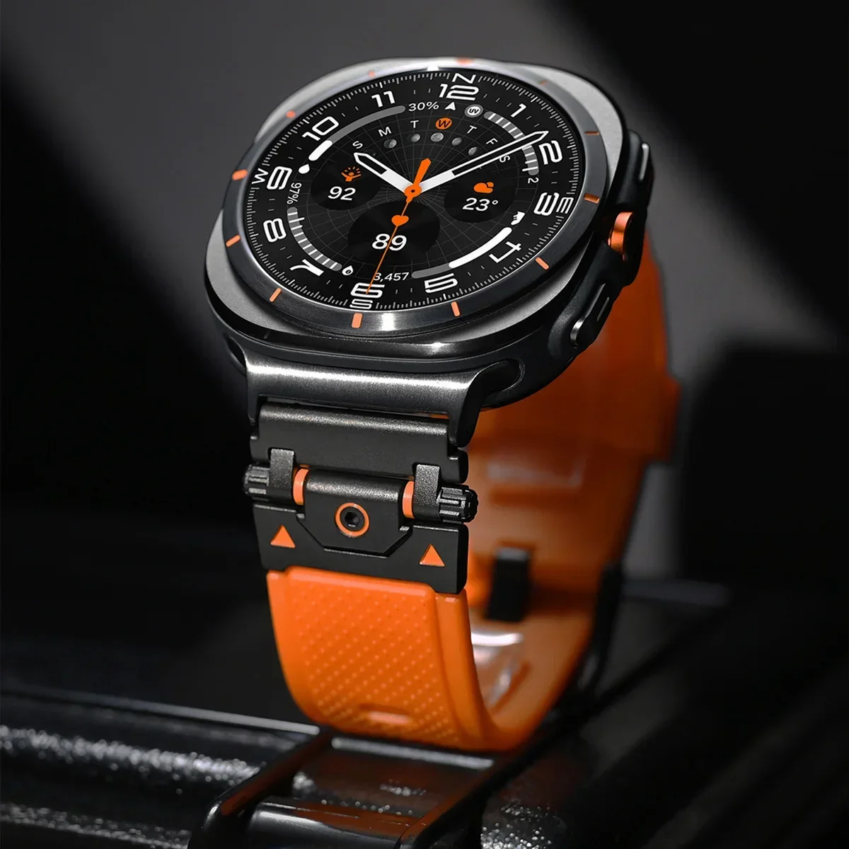 Premium No Gaps Silicone Strap for Sports Watches - Soft Rubber Wristband Bracelet