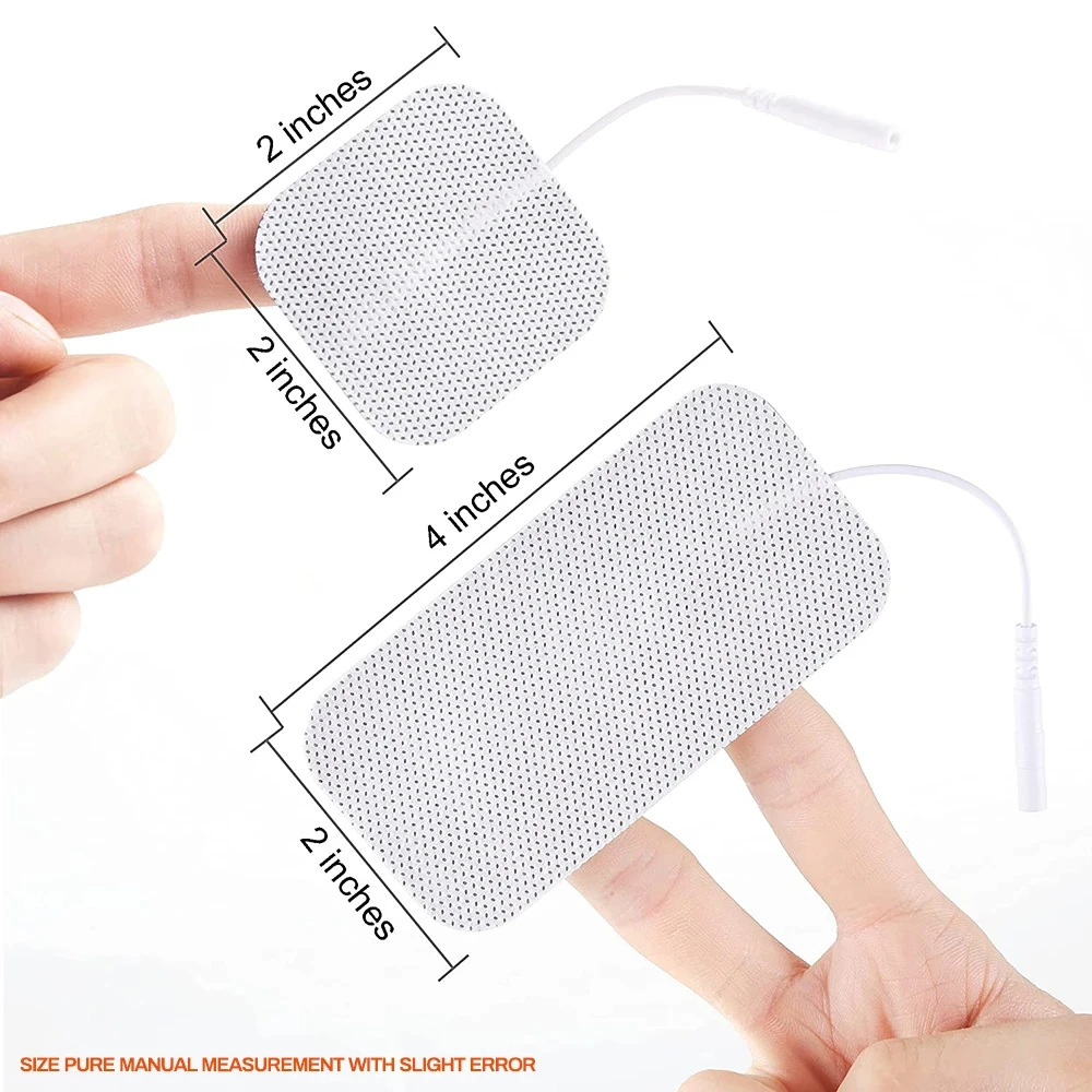 10/30/50PCS Electrode Pads Gel Patch Reusable Tens Acupuncture Digital Pulse Physiotherapy ​Pad Muscle Stimulator Massage Paster