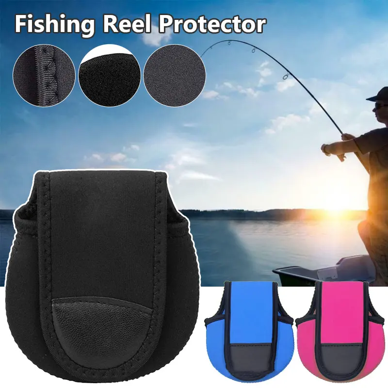 Red/Blue/Black Waterproof Fishing Reel Bag Neoprene Baitcasting Reel  Protective Case Cover Storage Reel Fishing Accessories 12cm - AliExpress