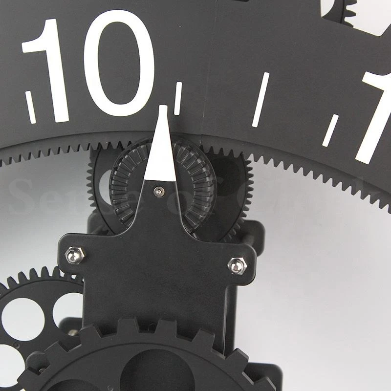 20-Inch European Retro Gear Clock Wall Clock Mechanical Wall Clock Living Room Bedroom Decoration Clock 6