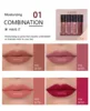 HANDAIYAN Lipstick Set Sexy 4 Colors Lip Gloss Matte Lipstick Waterproof Non-stick Cup Cosmetics Makeup 3