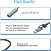 USB C Ethernet Adapter, 3 Port USB 3.0 Type C Hub with RJ45 1000Mbps Ethernet Converter for PC, Laptop with Windows Mac OS 5