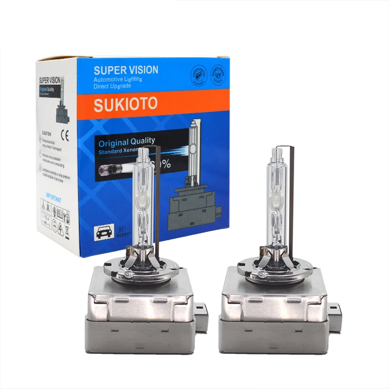 Sukioto Original Oem 35w 55w Xenon D1s D3s Hid Headlight Lamp Bulb 4300k 5000k 6000k 8000k Metal