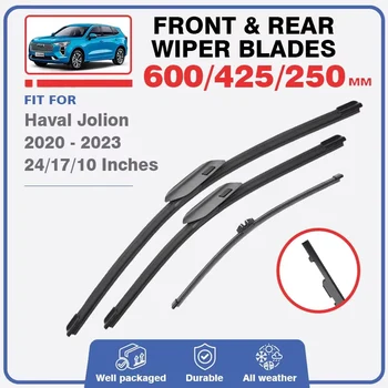 Front Rear Wiper Blades Set For Haval Jolion 2021 2022 2023 Jolyon HEV Hybrid Windshield Windscreen Accessories Brushes Window