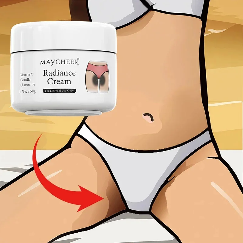50g Whitening Cream Private Parts Underarm Bleaching Whiten Butt Knee Brighten Inner Thigh Intimate Parts Dark Remove Melanin 4