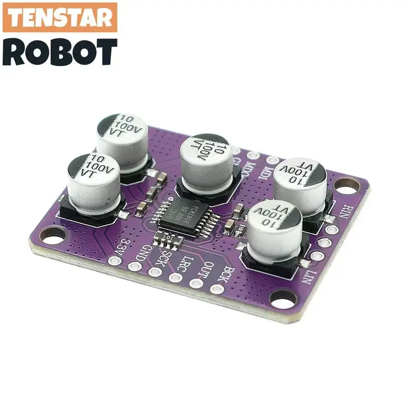 TENSTAR PCM1808 105dB SNR Audio Stereo ADC Single-Ended
