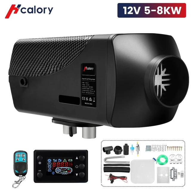 Hcalory 2022 NEUE Diesel Luft Heizung 12V 5KW Einstellbare bluetooth App  Fernbedienung Integrierte Parkplatz Heizung Maschine Für Auto RV -  AliExpress