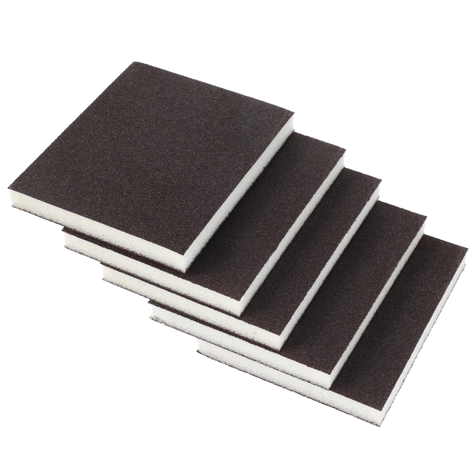 

5 Pcs Double-sided Sponge Sand Block Tile Fine Sandpaper Polishing Blocks Furniture Sanding Sandpapers for Crafts