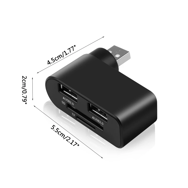 Рисунок 6 - 4 в 1 Usb2.0 480M вращающийся разветвитель