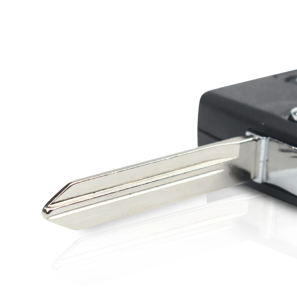 Enhanced Folding Flip Car Remote Key Shell - 4 Button