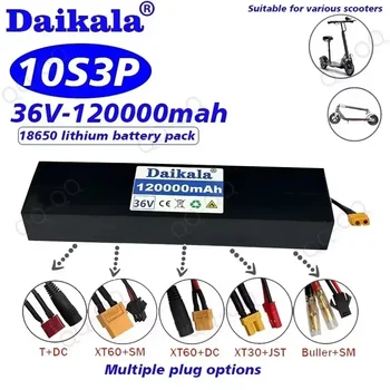 Bestselling 10S3P 36V 120Ah 18650 lithium-ion battery 350W 500W for Electric Scooter high-power electric balance vehicles
