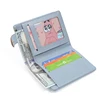 2025 spring new women's short wallet South Korea small fresh solid color buckle folding can expand the student multi-card ticket 5