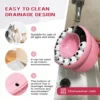 Cat Slow Feeder Raised Cat Dog Food Bowls with Stand Cat Puzzles Feeder Rotating Slow Feeder Non-Slip Food Bowls Slow Eating 6