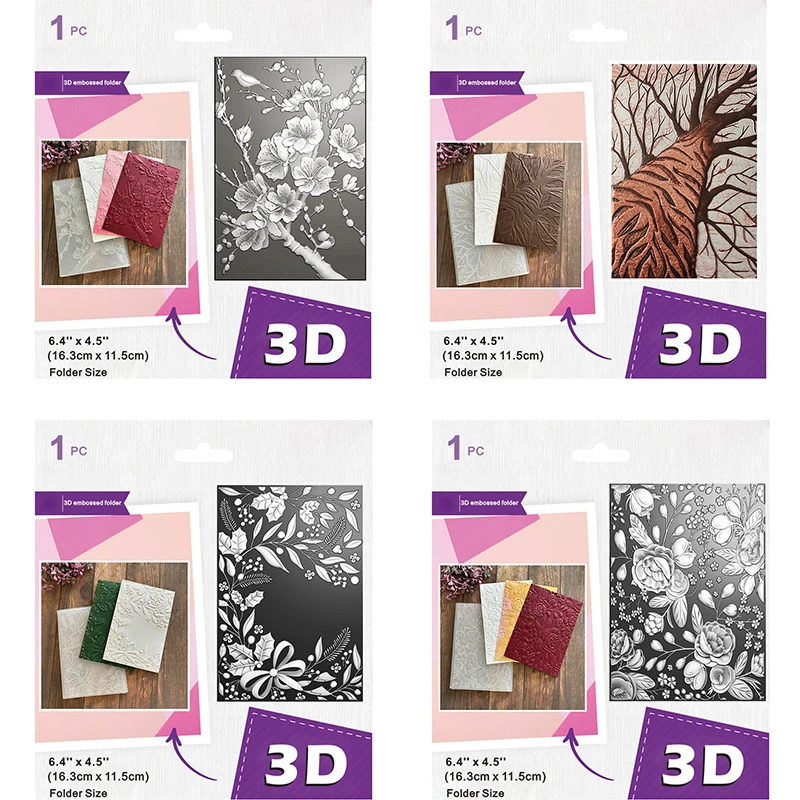 3d Embossing Folder Scrapbooking Tools Dies Materials DIY Craft Supplies Album Decor Card Background for plastic embossing folder,embossing folder