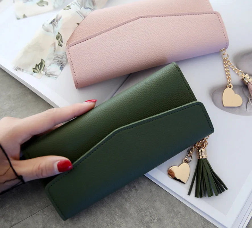 

2022 Women Wallets Phone Clutch Bag Purses Long Wallets for Girl Ladies Money Coin Pocket Card Holder Tassel Wallets New