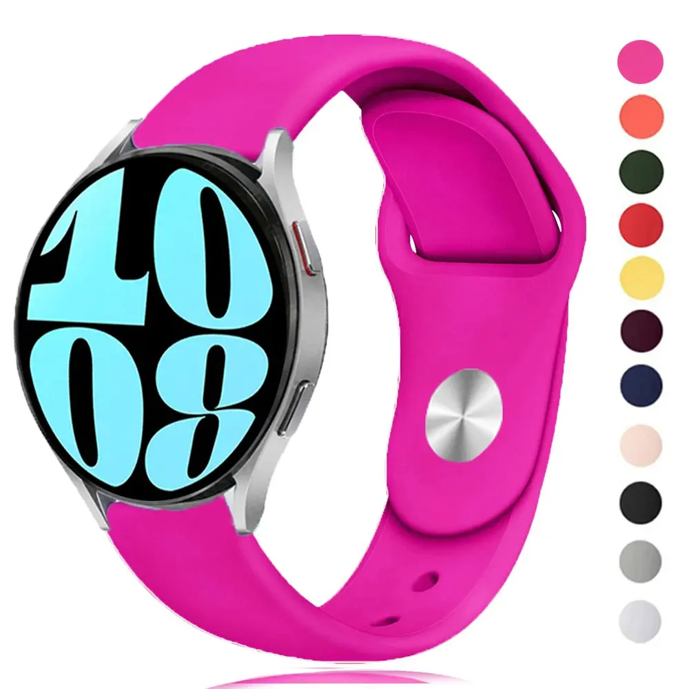 Correa De Silicona Para Samsung Galaxy Watch 6/4/Classic/5/5 Pro/Active2/Gear S3, Pulsera Para Huawei Watch Gt 2/2E/3/3 Pro, 22Mm Y 20Mm