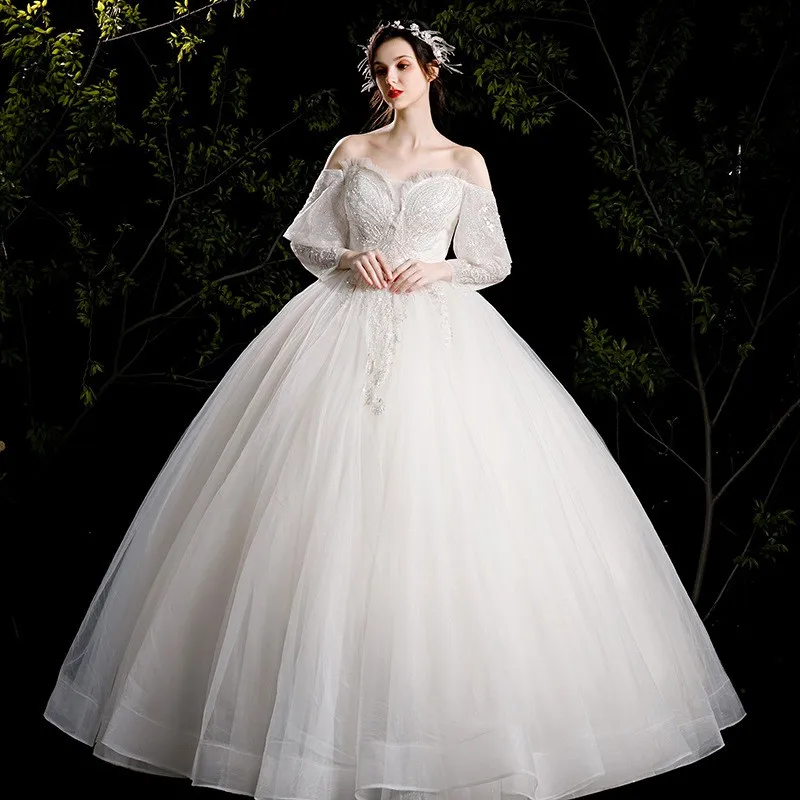 

Vestido De Noiva Robes De Mariée Pour Femmes Brautkleid Für Damen Wedding Dress For Women Plus Size Plus Grande Taille Deep V