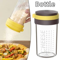 Grated Cheese Shaker Bottle Clear Spice Dispenser With Lid For Cumin Sesame Seasoning Jar Barbecue Tool Kitchen Container 1