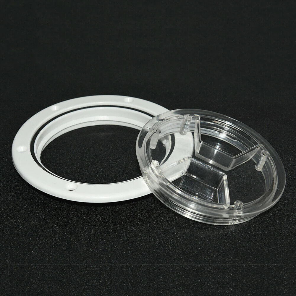 

New Accessories High Quality Top Lid Lock Deck Plate ABS Anti-aging Anti-corrosive Clear Inspection Hatch Cover