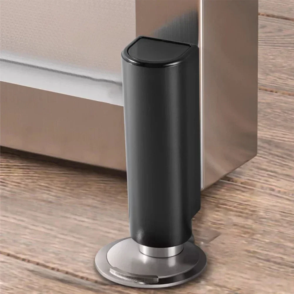 Magnetic Door Stopper Stainless Steel Door Stop Closers Adjustable Holder Non-punch Sticker Furniture Hardware