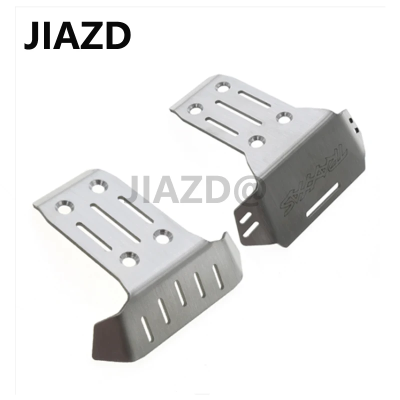 

2pcs Stainless Steel Front And Rear Chassis Armor Protector for 1/8 Sledge RC Car Upgrade Parts Accessories