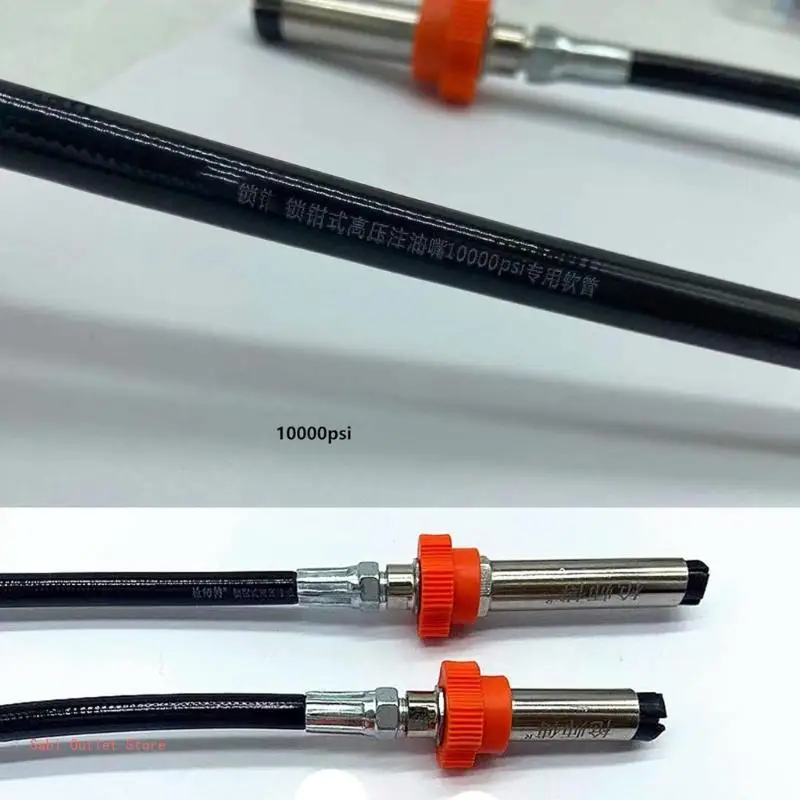Heavy Duty Self Locking Quick Connector Grease Guns Coupler Compatible for Efficient Grease Application Smooth Operation